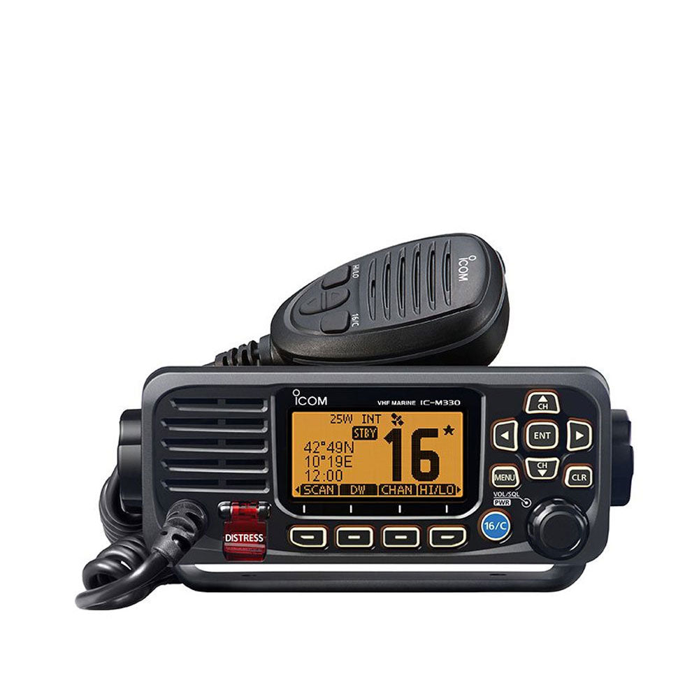 ICOM M330GE VHF DSC Internal and External GPS Antenna