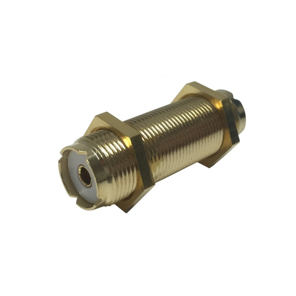 Shakespeare Gold Plated Bulkhead Mountable Barrel Connector For PL259