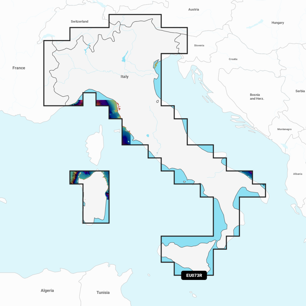 Garmin Navionics Vision+ Chart: EU073R - Italy Lakes & Rivers