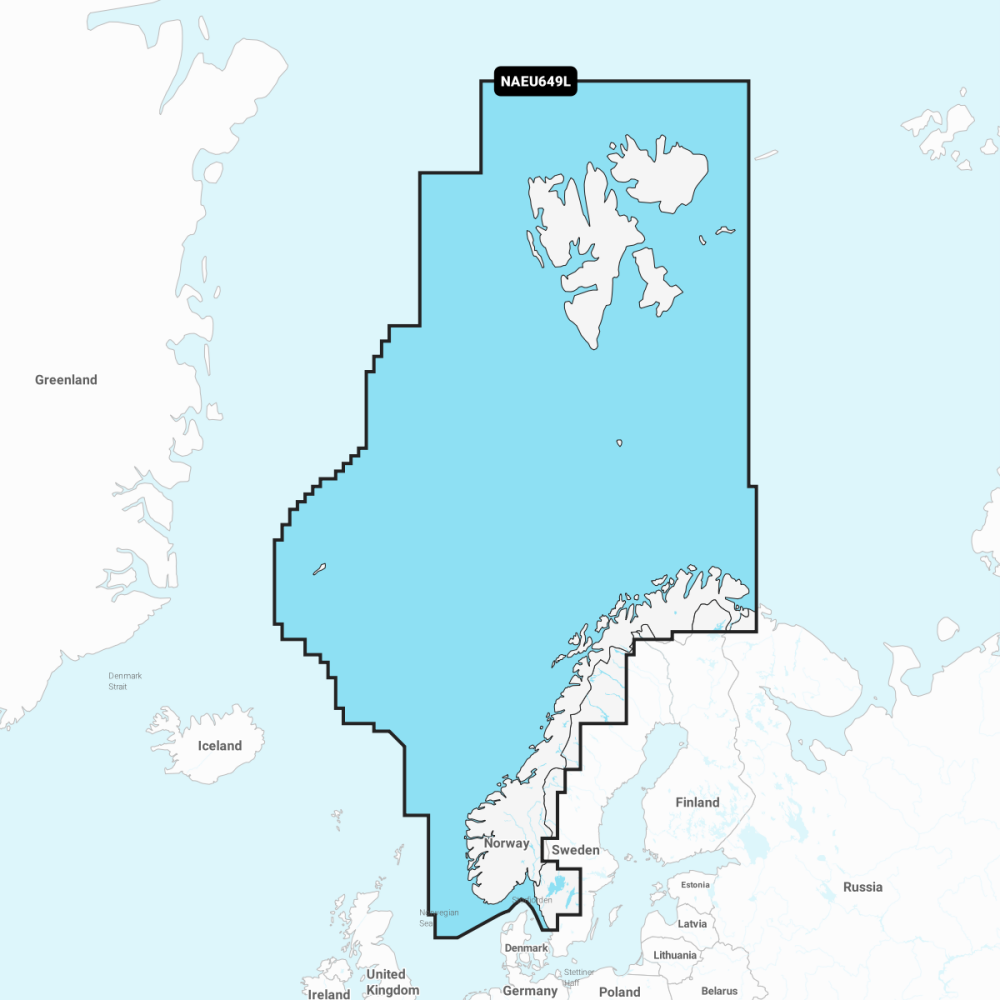 Navionics+ Large Chart: EU649L - Norway