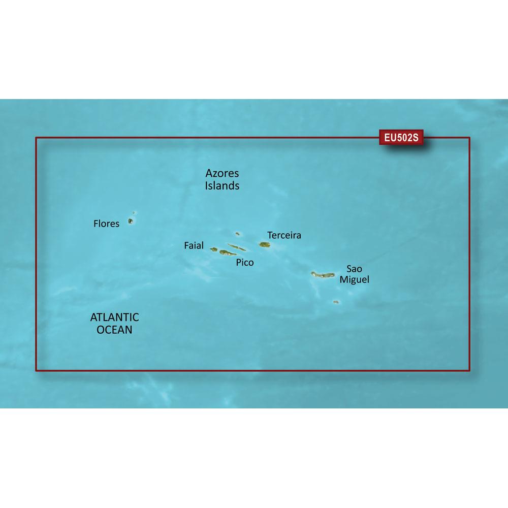 Garmin BlueChart G3 Vision Small Area - VEU502S - Azores Islands